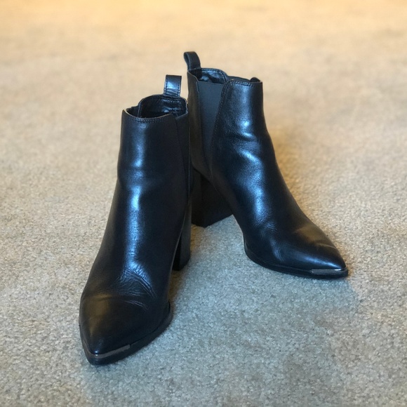 Tony Bianco Shoes - Tony Bianco Black Leather Ankle Boots